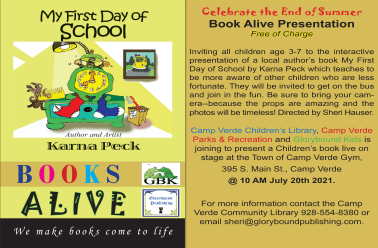 Book Alive flyer