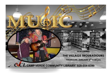 Village Troubadours flyer