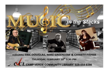 Music in the Stacks flyer