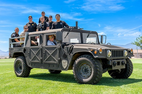 CVMO team in SWAT truck2