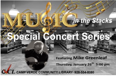 Music in the Stacks Concert Series January 2022