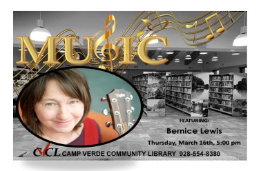 Berice Lewis Concert flyer March 2023