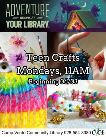 Teen Crafts flyer