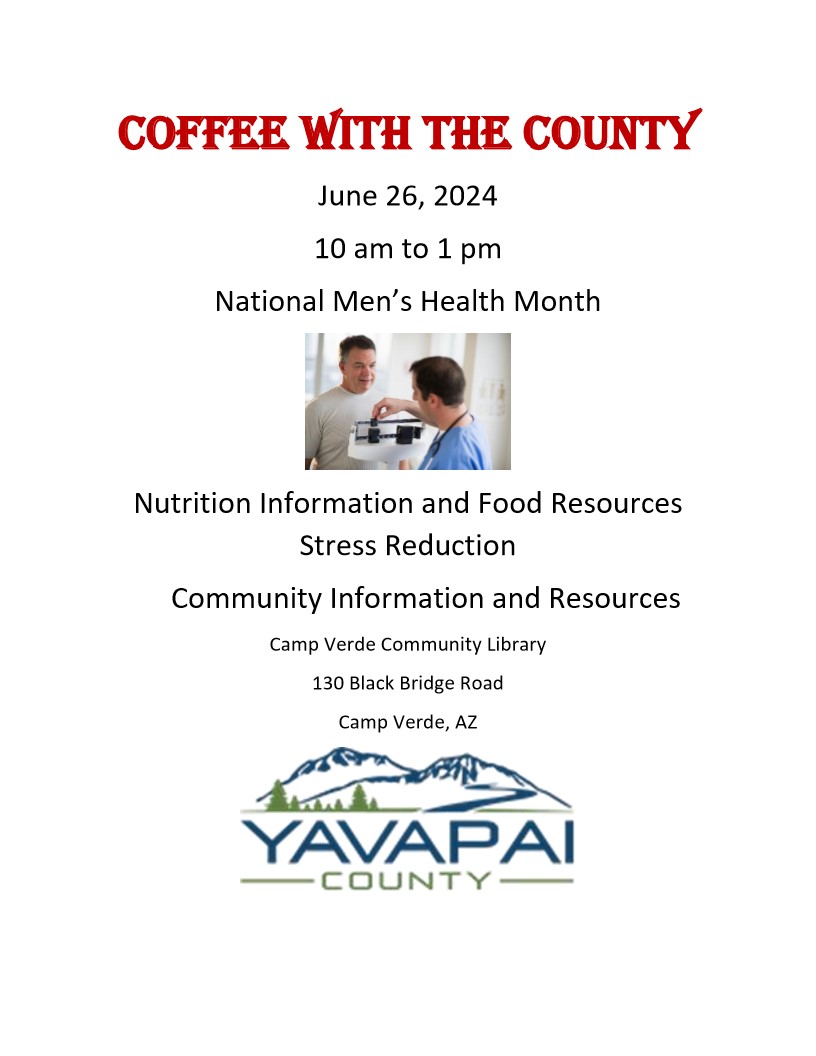 Coffee With the County Camp Verde flyer