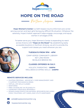 Hope Womens Center Flyer