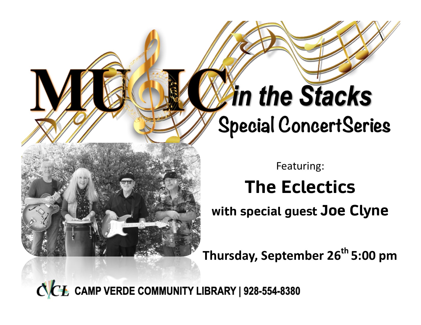 Music in the Stacks Concert Series-September 2024