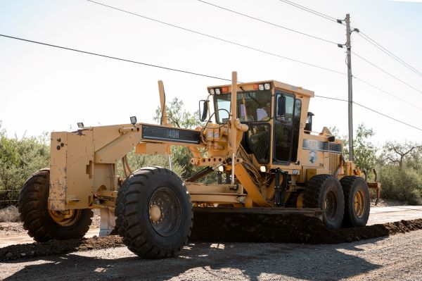 road grading